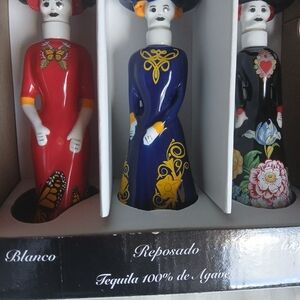 3 EMPTY Dona Celia Figurine Bottlrs W BOX